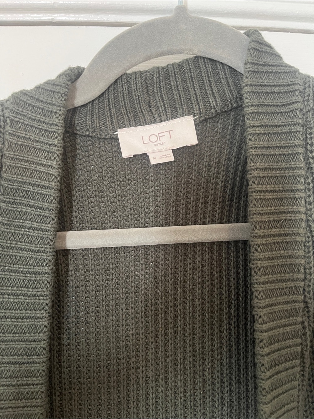 2 Piece 100% Cotton LOFT Knit Sweater Shrug Set - Picture 3 of 6